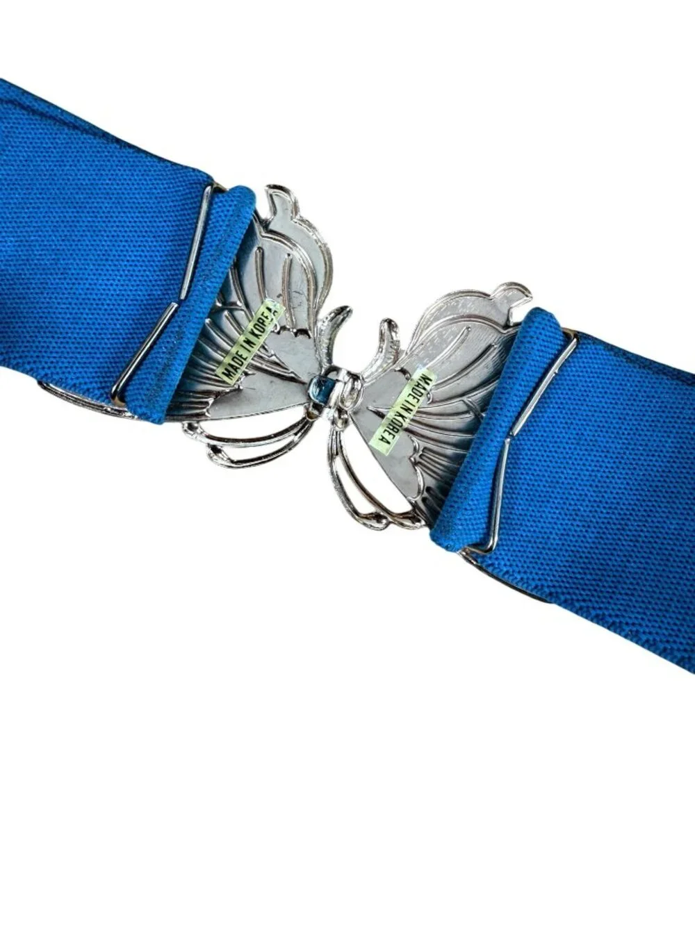 Vintage Butterfly Elastic Statement Belt Y2K Fairycore Fae Whimsy Festival Boho
